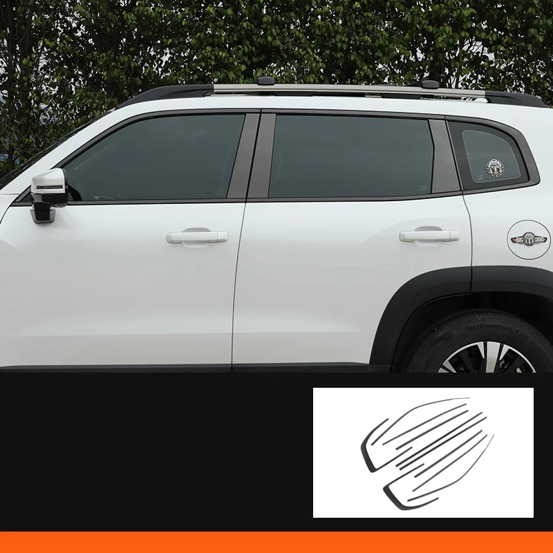 

Для GWM Haval Dargo 2024 2023 2022 отделка окна автомобиля устойчивая к царапинам стойка из нержавеющей стали Крышка Модифицированные аксессуары