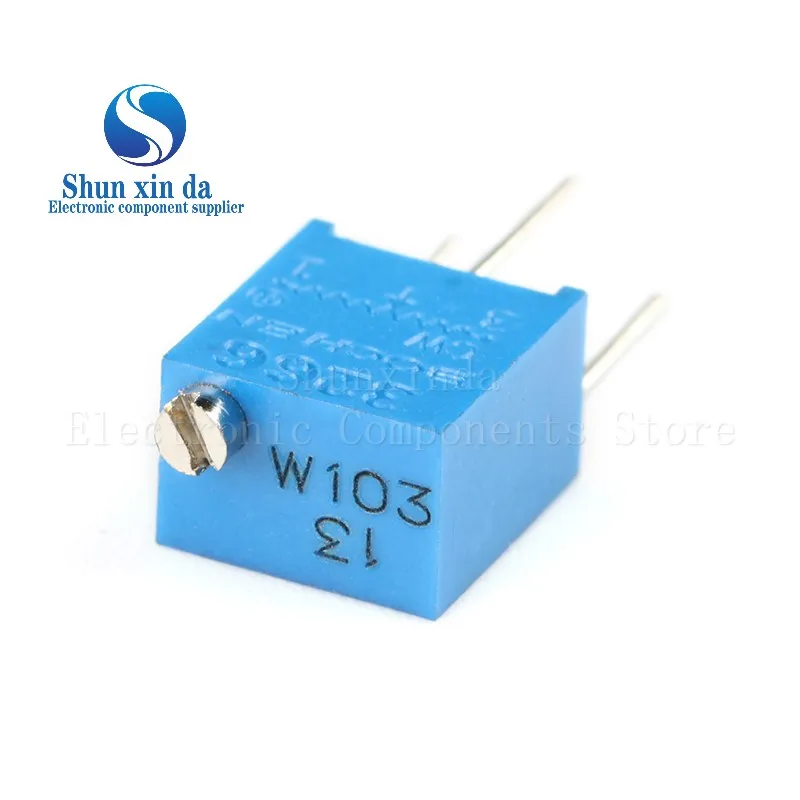 10 шт. 3266 Вт 10K 1K 2K 5K 20K 50K регулируемый прецизионный потенциометр 100K 200K 500K 103 1M 101 201 501