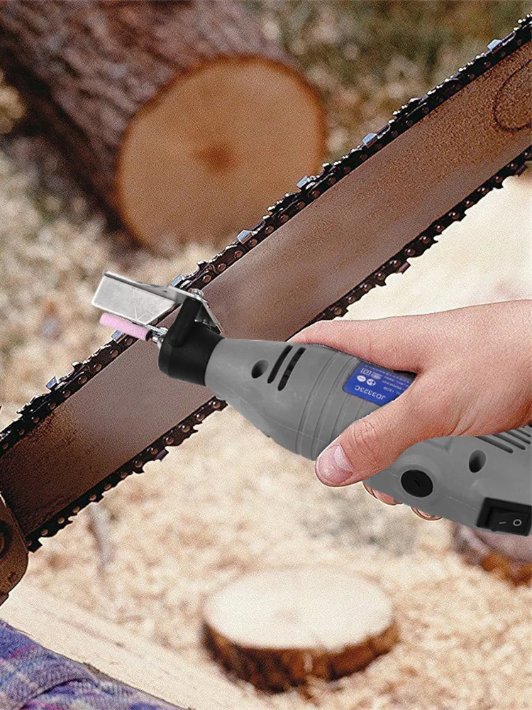 

Saw Sharpening Attachment Lawn Mower/Chain Saw/Garden Tool Sharpener Adapter for Dremel drill rotary tool