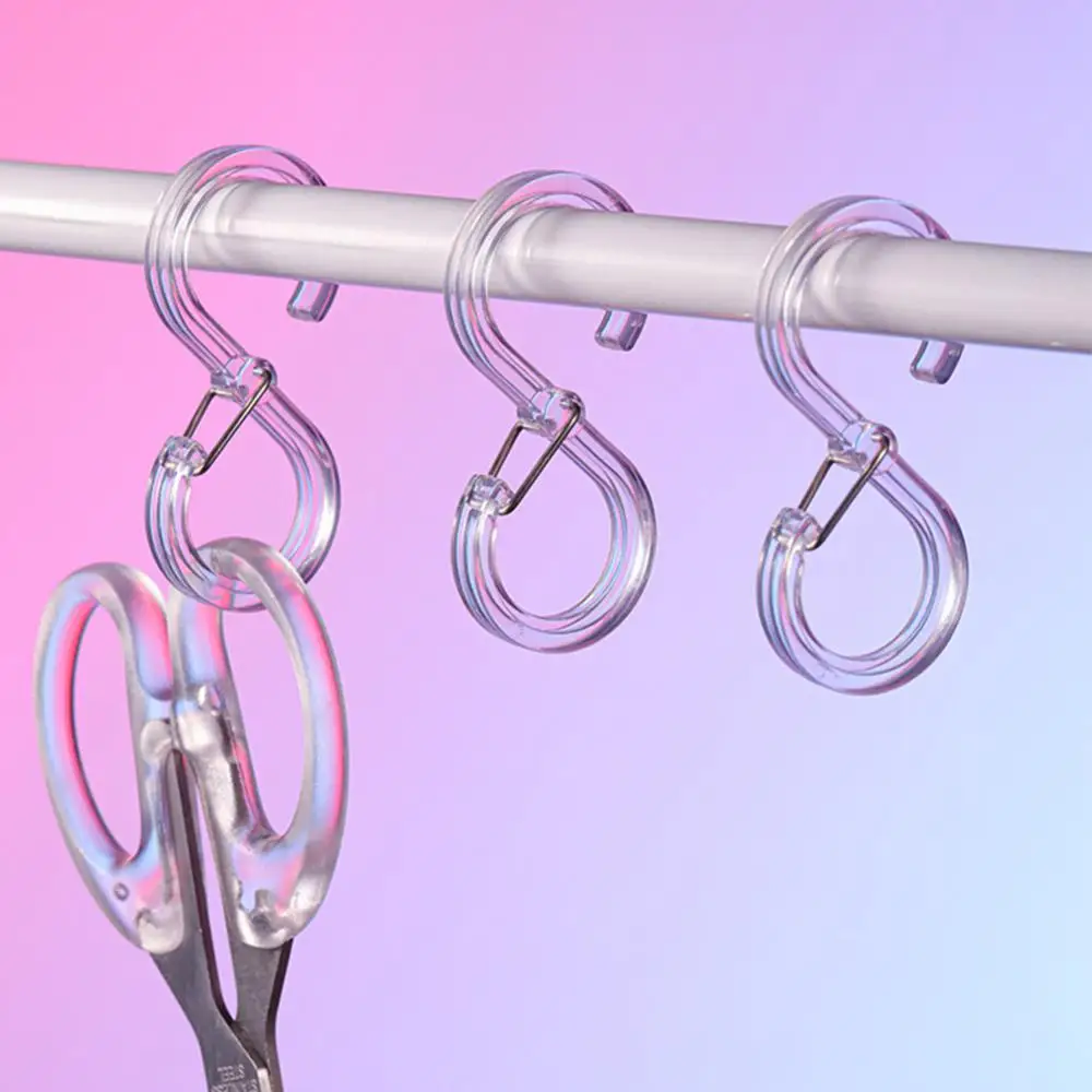 

1-10 шт., прозрачные ветрозащитные крючки с пряжкой