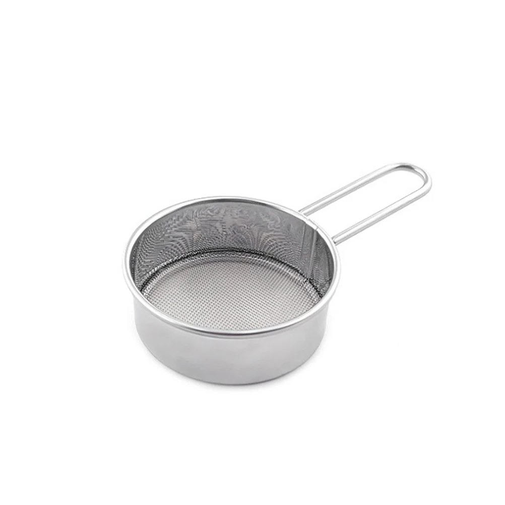 

Stainless Steel Flour Sifter Fine Mesh Strainer Metal Mesh Strainer with Handle for Kitchen Baking Tool