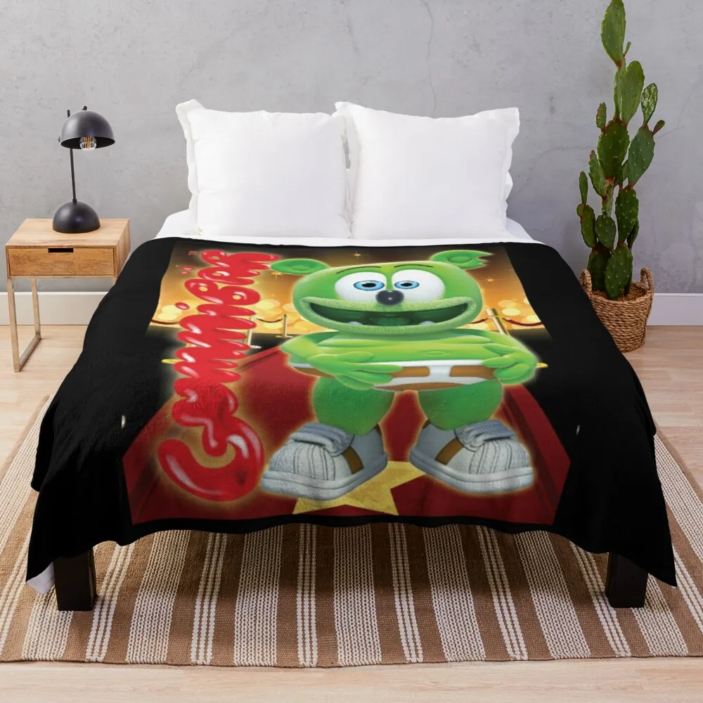 

Gummibar (the Gummy Bear) Redcarpet Throw Blanket Travel Blanket