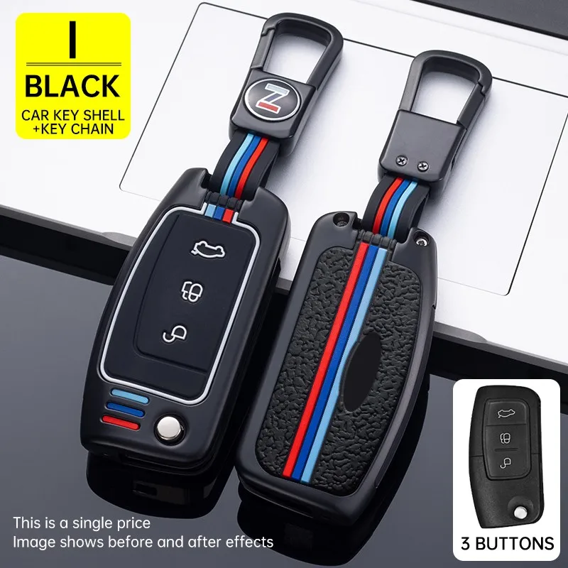 

UMQ 3 Button New Car Remote Key Cover Case For Ford Fiesta Focus 2 Ecosport Kuga Escape Falcon B-Max C-Max Eco Sport Galaxy