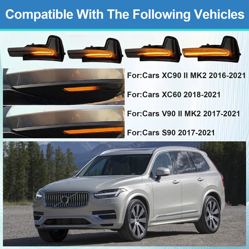 Автомобильный динамический указатель поворота светодиодный индикатор зеркала