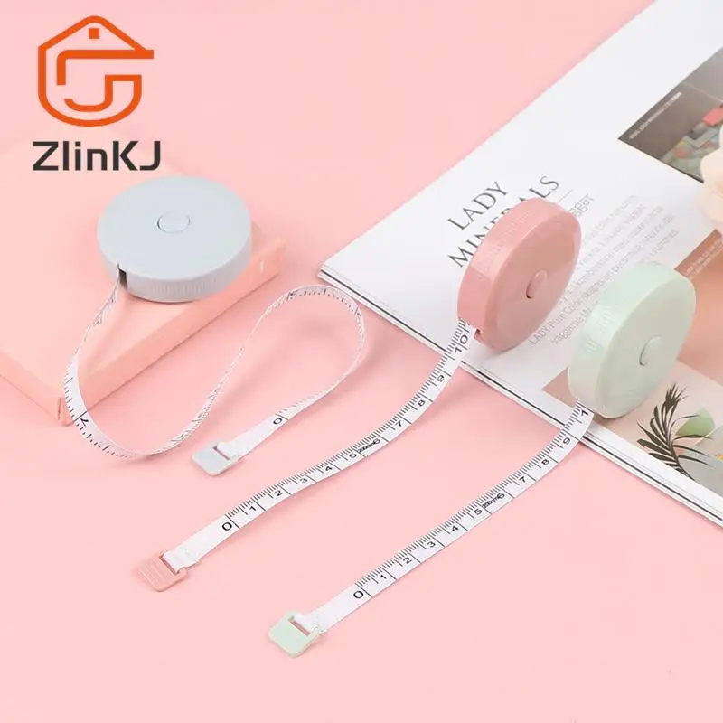 

Hot sale 1pc 150cm/60" Tape Measures Portable Retractable Ruler Children Height Ruler Centimeter Inch Roll Tape