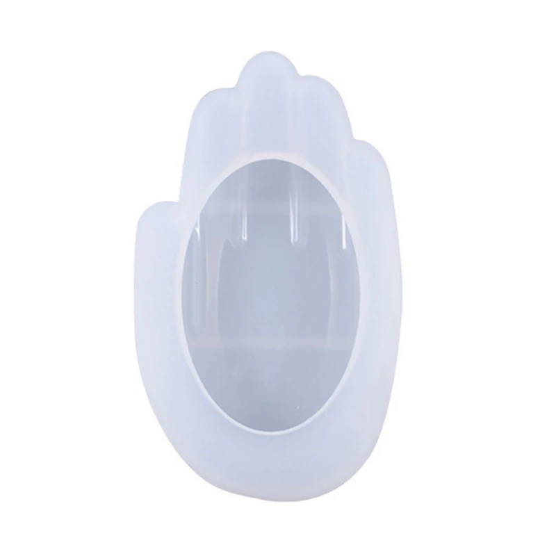 

4XBF DIY Lipstick Holder Mold Hand Tray Mold Handmade Gypsum Holder Mold