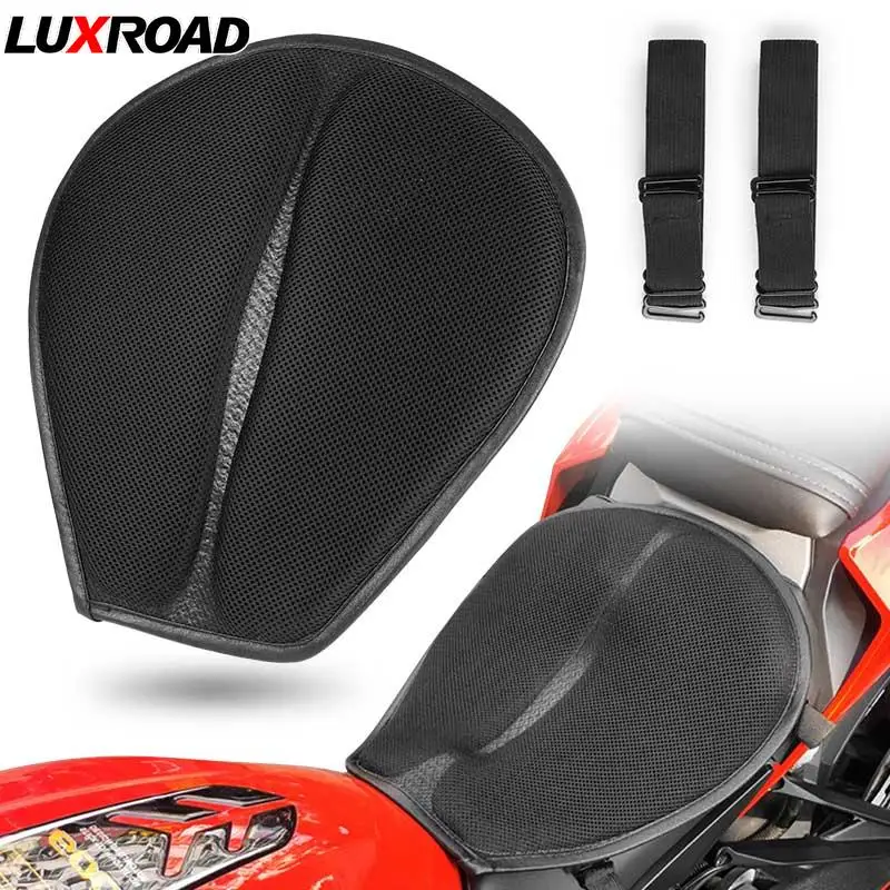 

Подушка для мотоциклетного сиденья, комфортная амортизирующая сетчатая ткань с Сотами для автовелосипеда, амортизирующая подушка для снят...
