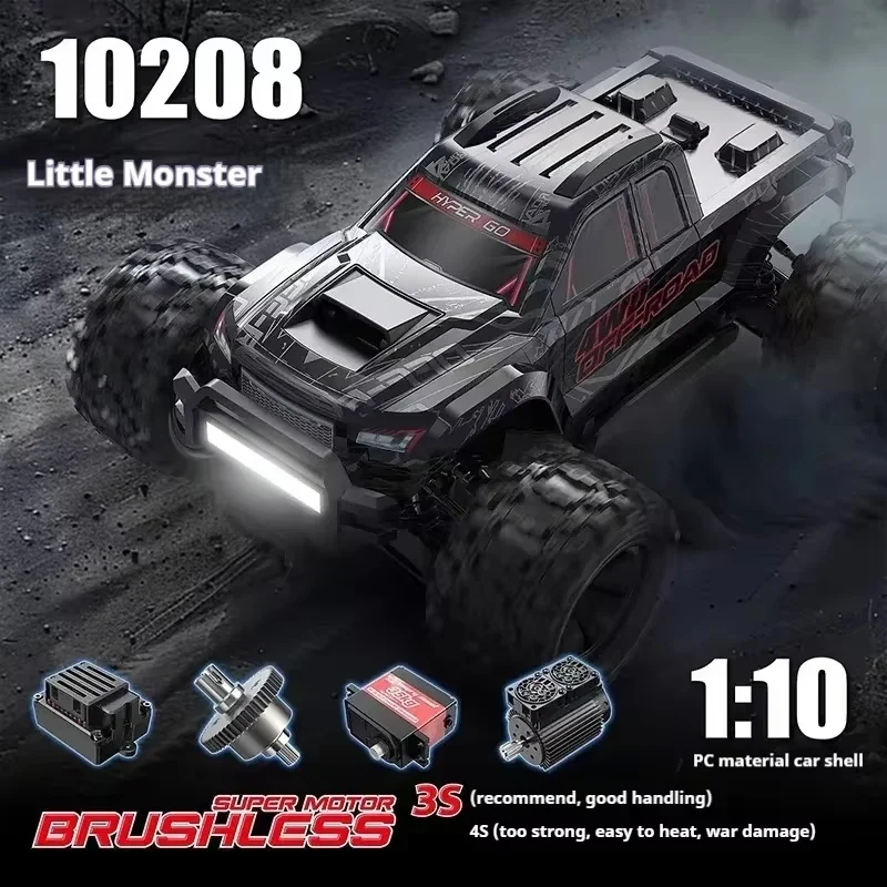 MJX 1/10 Monster 10208 бесщеточный автомобиль с дистанционным управлением 4WD