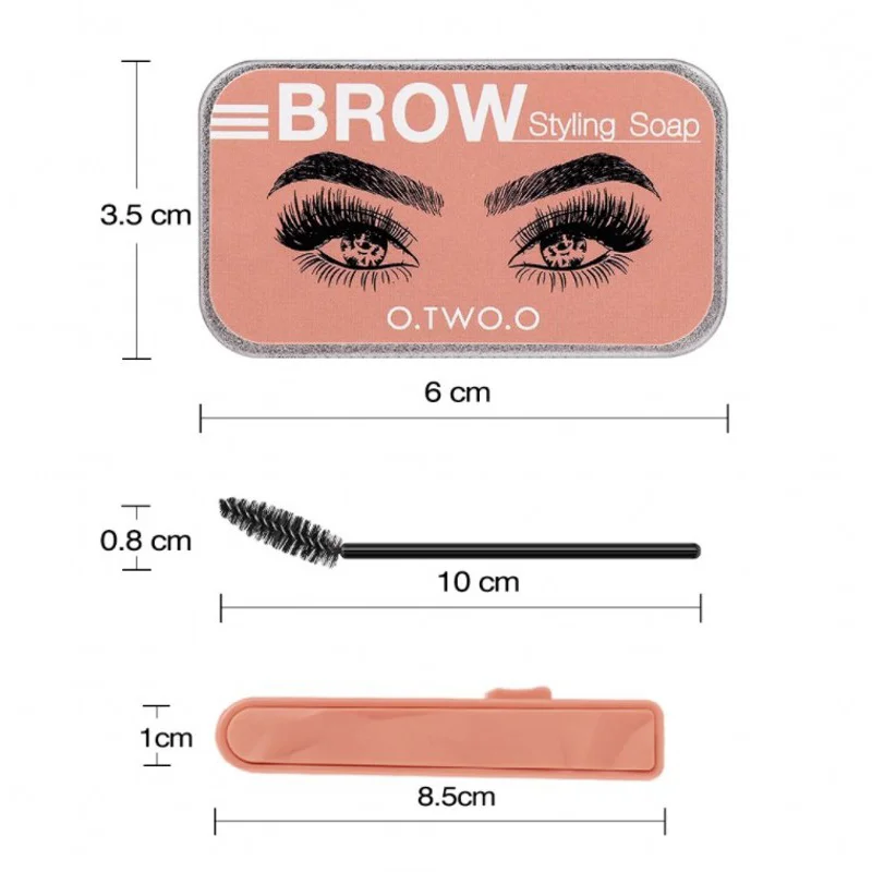 4 Colors Waterproof Eyebrow Soap Wax Kit 3D Feathery Wild Eyebrow Styling Gel Tint Pomade Lift Brow Sculpt Tool Makeup Cosmetic images - 6
