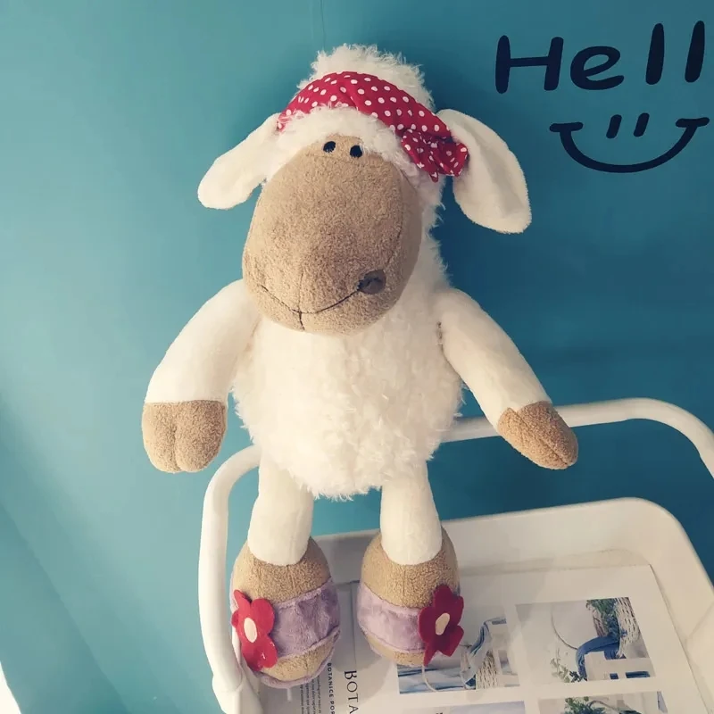 

35CM/25CM Cute Sheep Plush Toys Soft Stuffed Cartoon Animal Lamb Stuffed Dolls Baby Accompany Toys for Kids