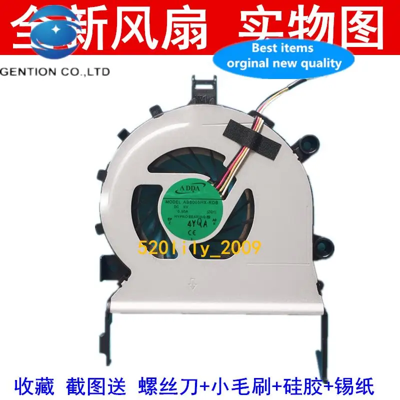 

1pcs 100% orginal new best quality AB8005HX-RDB ZQ1 notebook fan cooling CPU fan