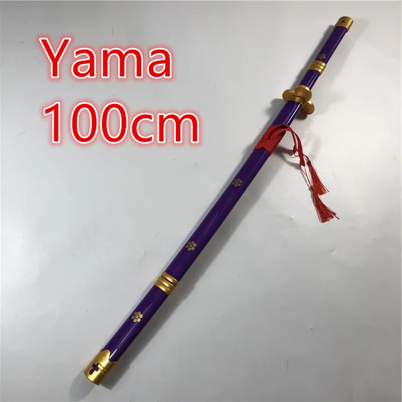 

Anime Cosplay Yama Sword Weapon 100cm Armed Katana Espada Wood Ninja Knife Samurai Sword Prop Toys For Teens