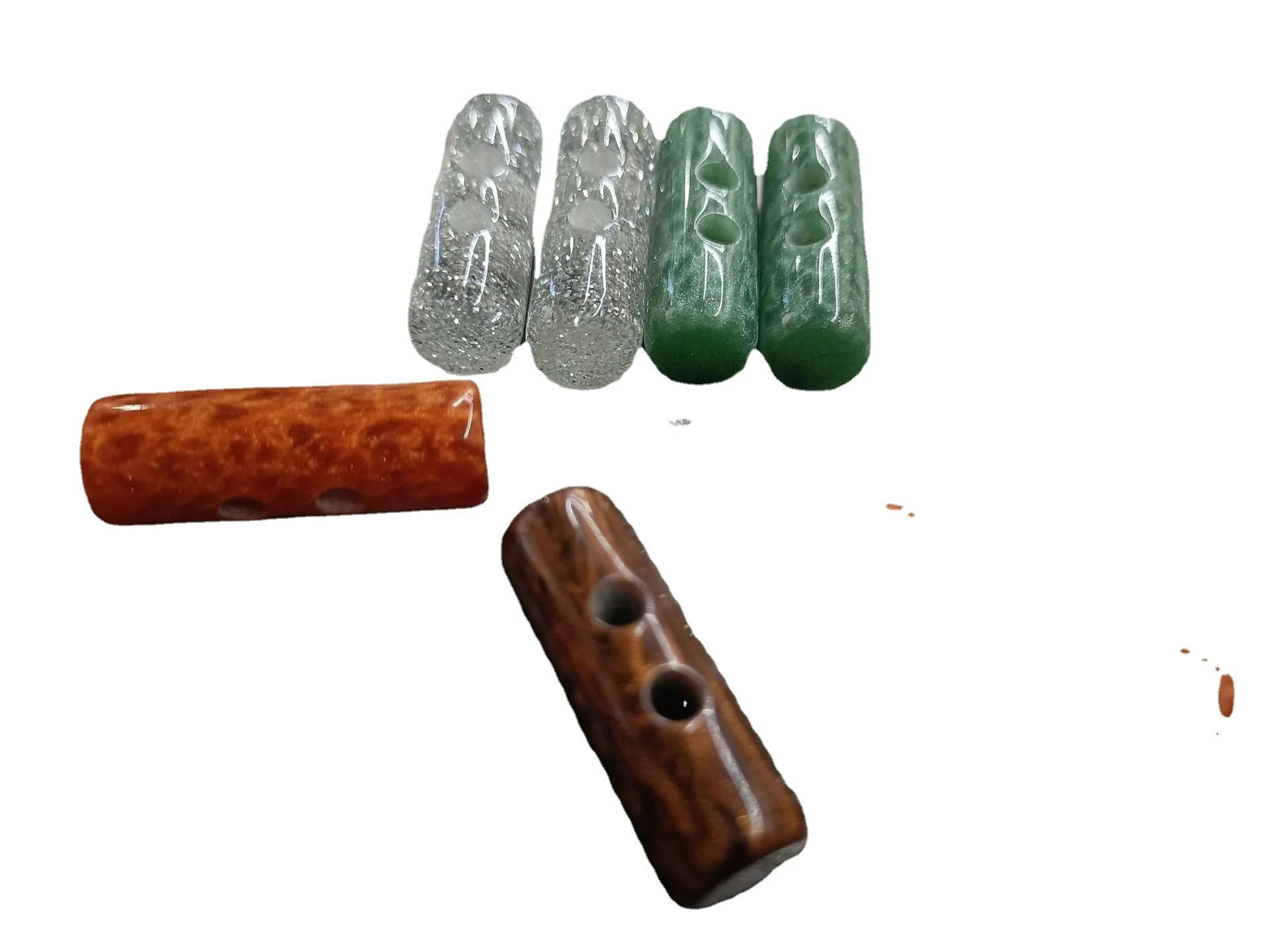 10 шт. цилиндрические хлопковые рубашки цилиндрической формы с двумя отверстиями