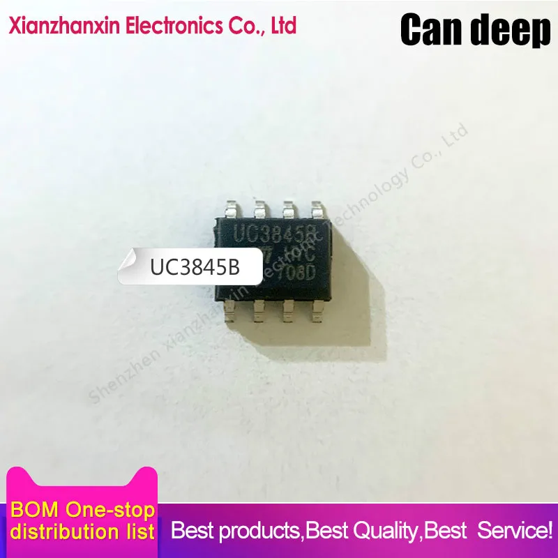

10PCS/LOT UC3845 UC3845B 3845B SOP8 Switch controller IC chips