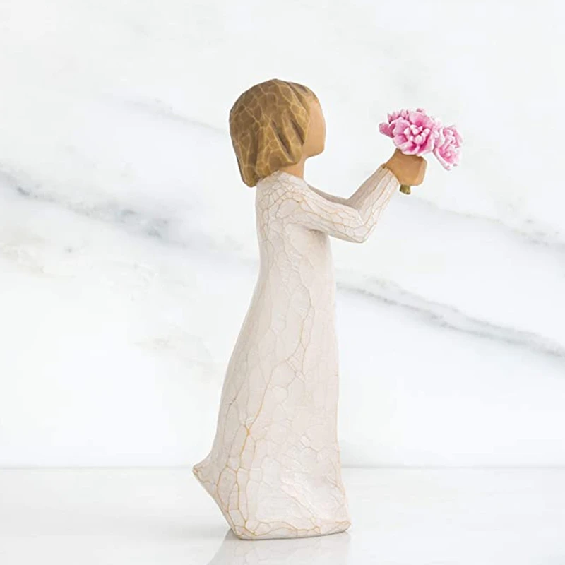 Миниатюрные статуи для дома Букет мальчиков полимерные ремесла скульптуры