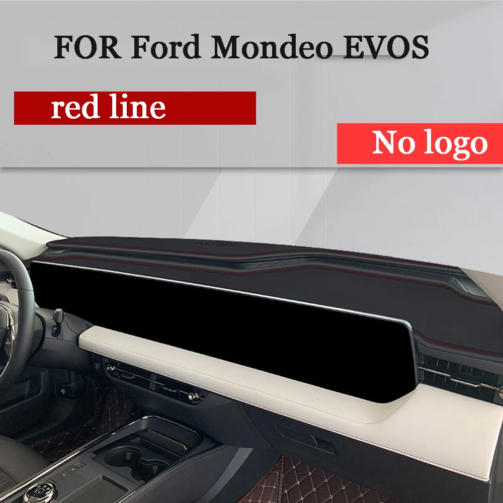 Кожаный Автомобильный Коврик для Ford Mondeo EVOS 2022 2023 коврик приборной панели чехол с