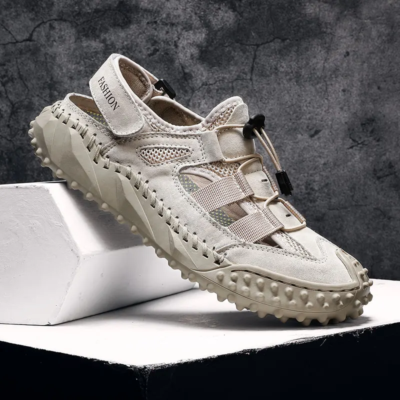 Summer Men's Fashion Plus Size Shoes Comfortable Toe Sandals Classic platform sandals for men