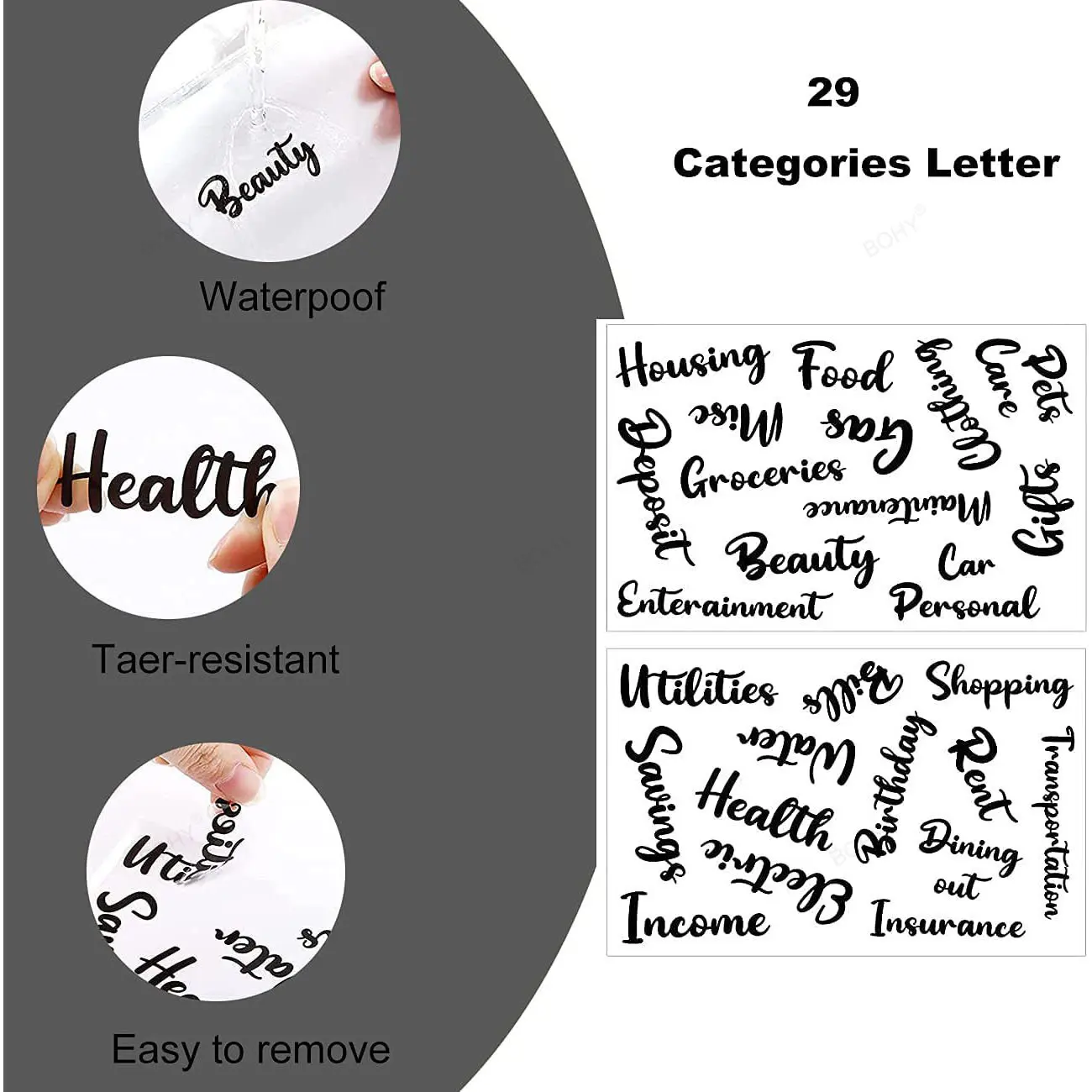 Новые бумажные карманы с 6 отверстиями пластиковые бумажники на молнии конверты