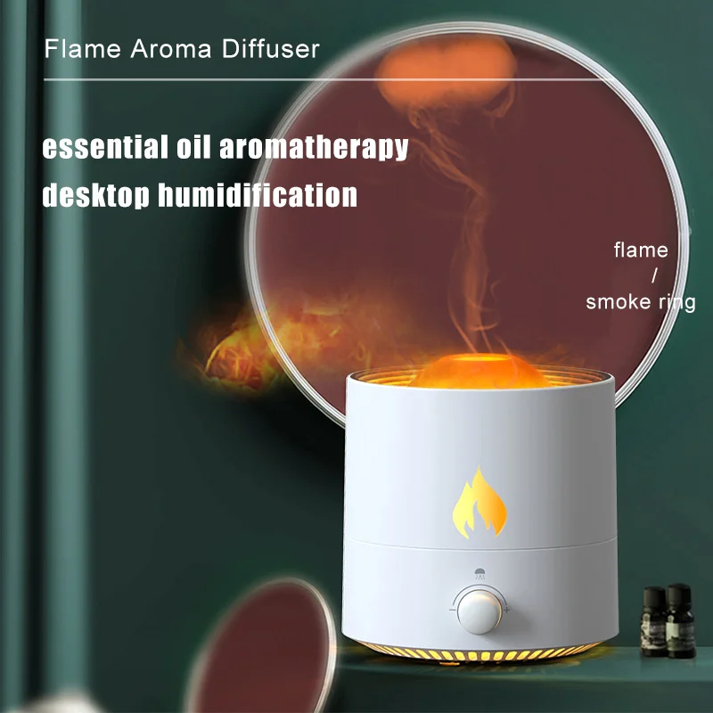 

New Mini Air Humidifier USB Aroma Essential Oil Diffuser Portable Humidificador for Home Car Office Bedroom with LED Night Lamp