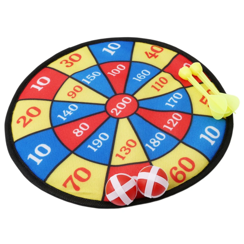 

Children Dart Board Set Cloth Sticky Ball Dart Throwing Tool Game Toy Indoor Outdoor Sports Accessories Dart Board Kids Toys
