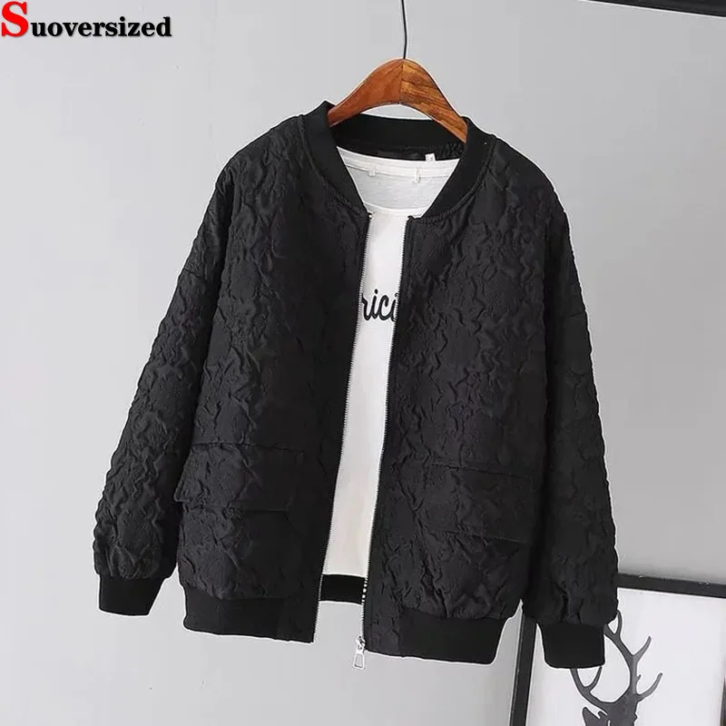 

Streetwear Chaquetas Women Vintage Top Jaquetas Female Cardigan Bomber Solid Color Zipper Coats New Korean Short Baseball Jacket