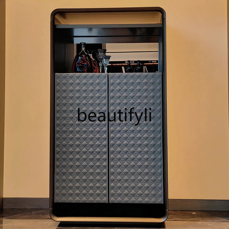 Итальянский светлый роскошный шкаф с входной дверью современный простой