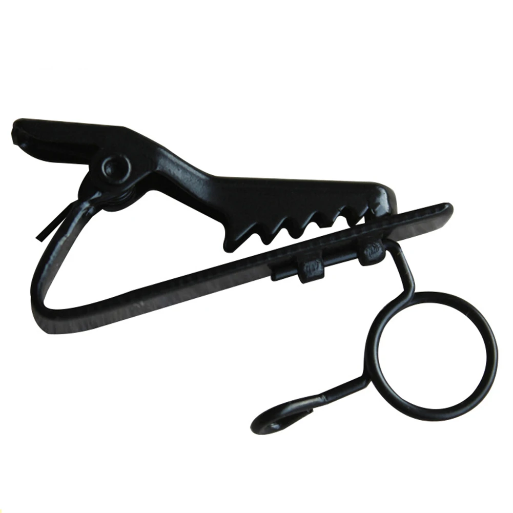 

10Pcs Microphone Iron Clip Tie Clip Mic Lapel Collar Clip Microphone Accessories Mic Cable Metal Convenience Clothes Lapel Clip