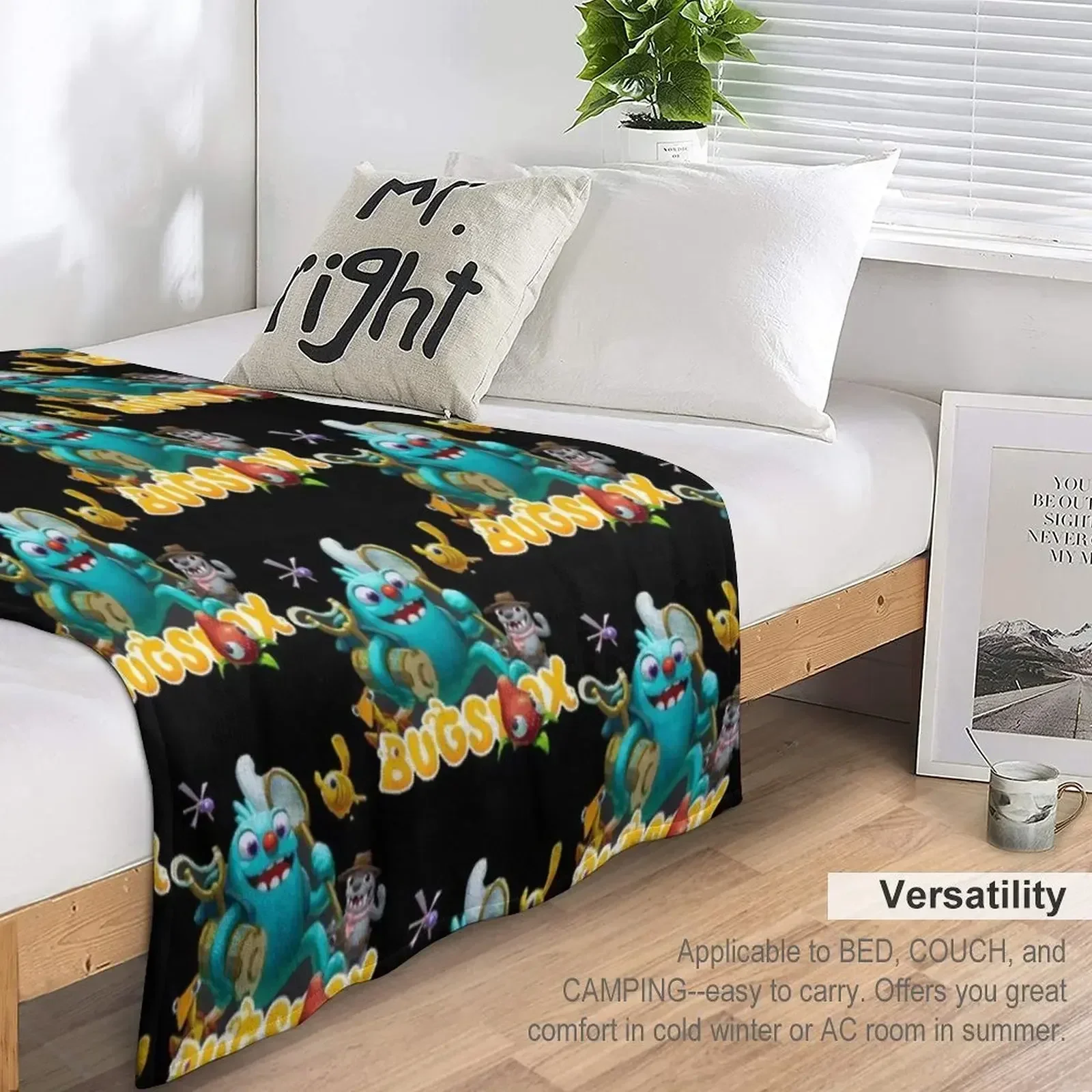 Одеяло Bugsnax пледы и одеяла в клетку на заказ