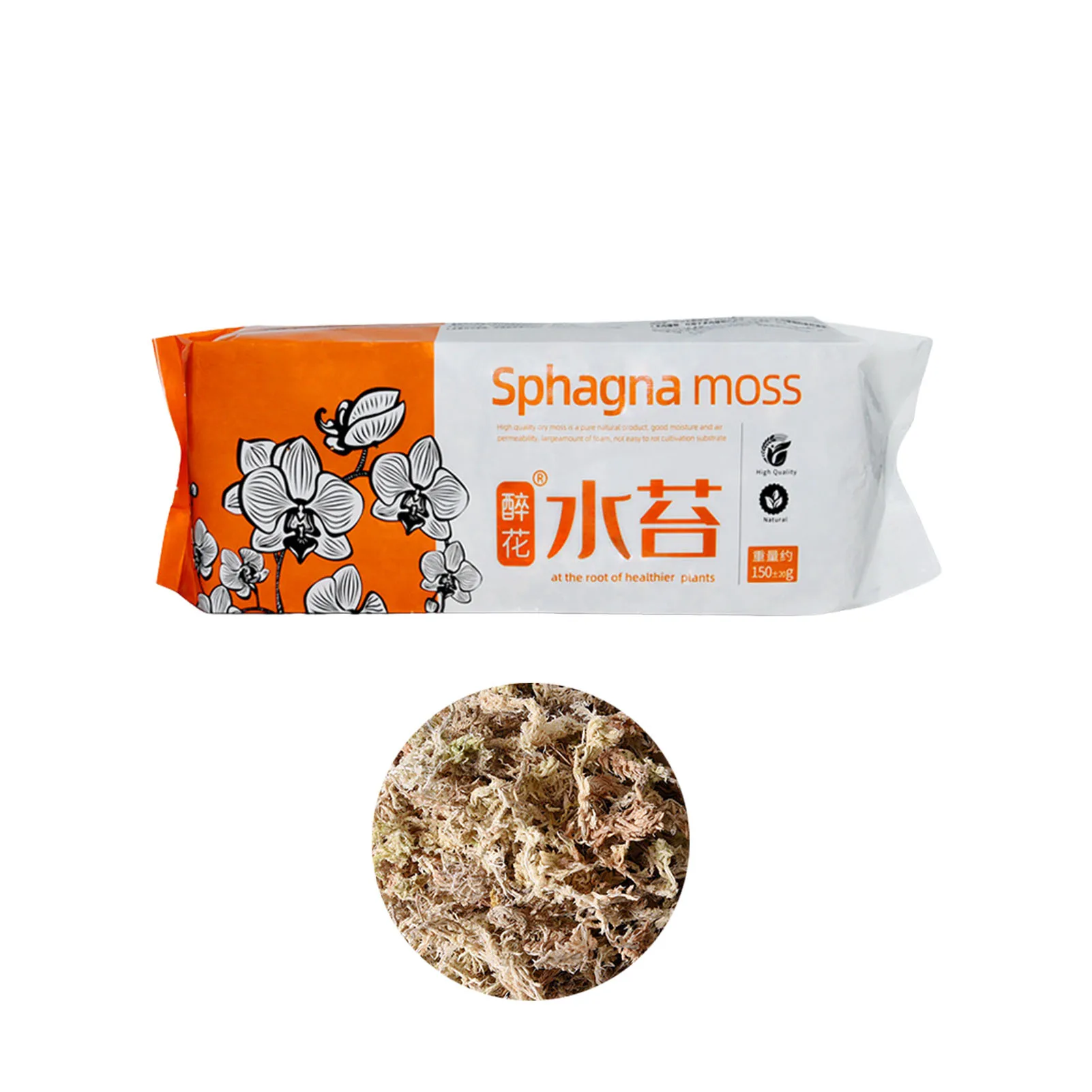 

Цветочный мох Sphagnum для фотографий, грунт для растений, цветы, торфяной мох для украшения бабочки, орхидеи, цветочный горшок