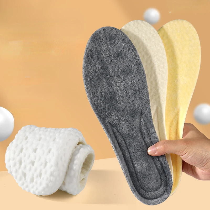 

2022 Self Heated Thermal Insoles Feet Warm Plush Arch Support Insoles Men Women Winter Sports Shoes Self-heating Shoe Pads