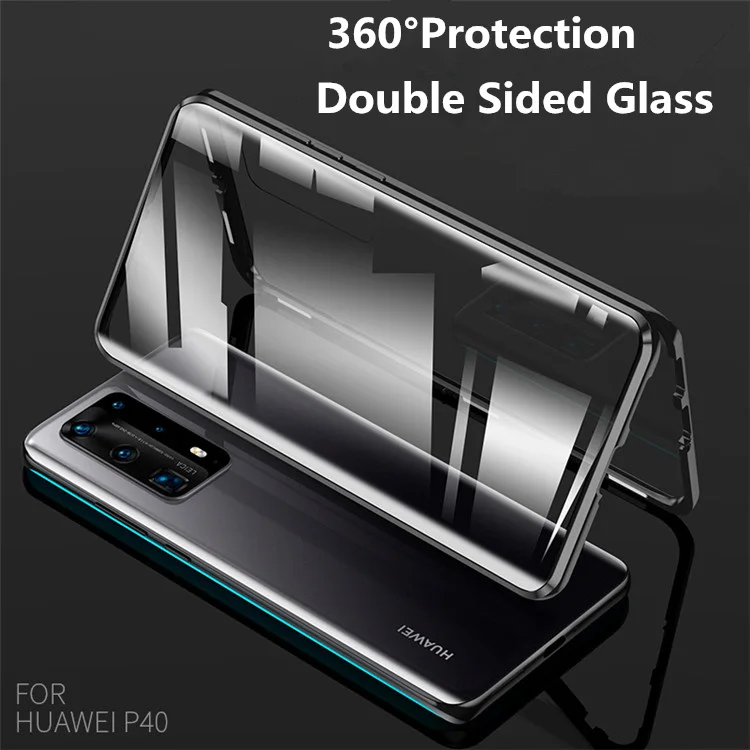 

Magnetic Cases For Huawei P40 P30 Pro P20 Lite Honor 10i 20i 20pro v20 v30 30s 8X 9X p samrt Z 2019 Nova7 Double Side Glass Case
