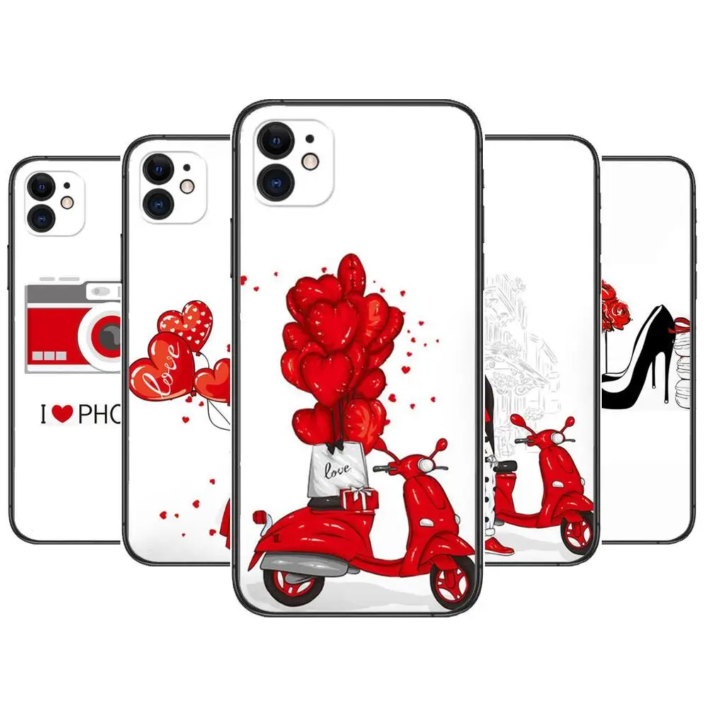 

Valentines Day couple Phone Cases For iphone 13 Pro Max case 12 11 Pro Max 8 PLUS 7PLUS 6S XR X XS 6 mini se mobile cell