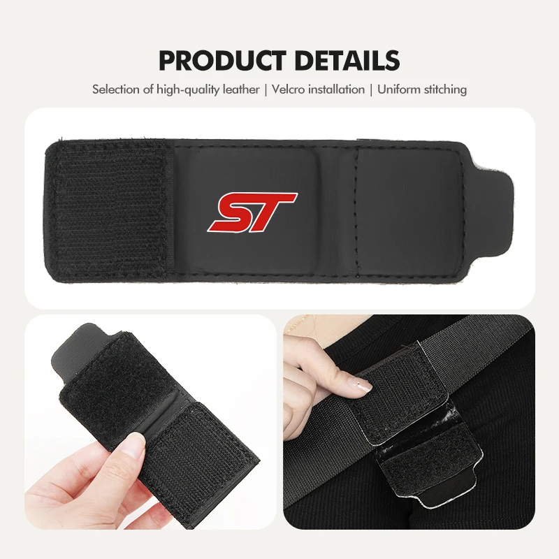 Кожаный автомобильный ремень безопасности ограничитель стопор пряжка