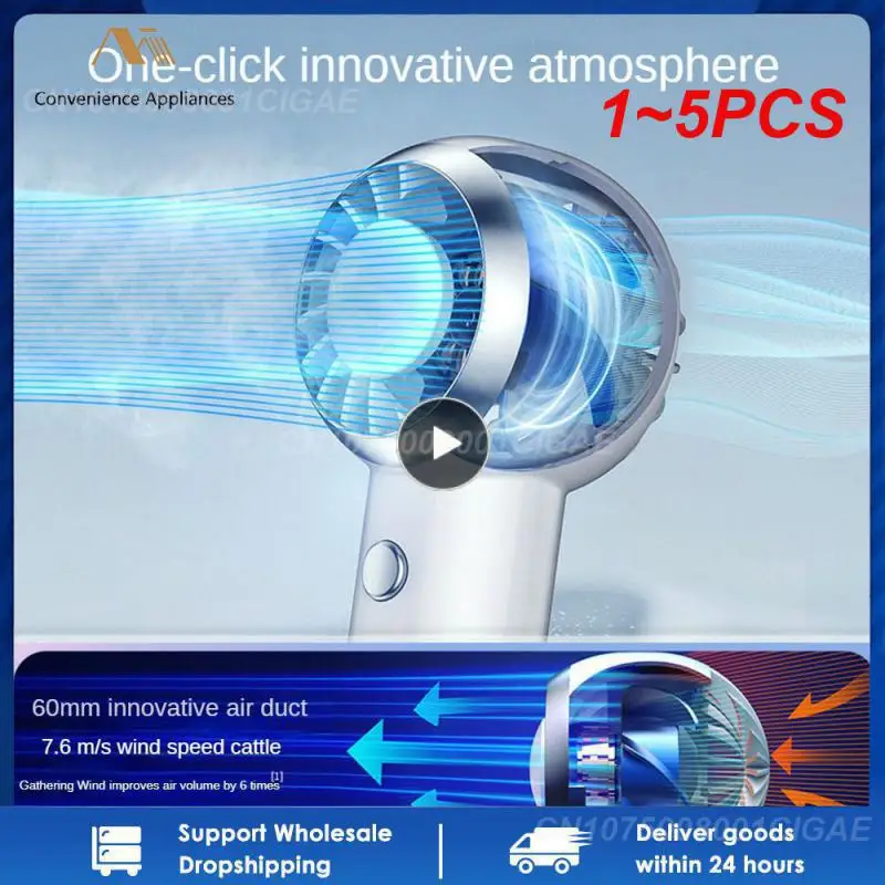 

Портативный ручной тихий мини-вентилятор, перезаряжаемый с USB разъемом, для студенческого общежития, офиса, уличный ручной вентилятор, 1 ~ 5 шт.