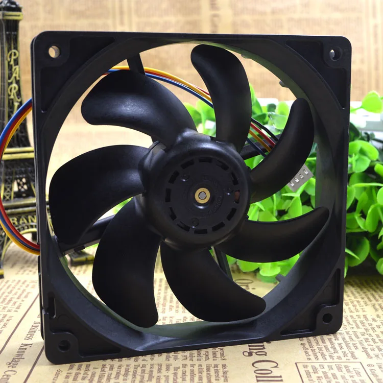 

9S SHANYANG 12025 12V 0.19A 12CM SILENT DOUBLE BALL BOX FAN 9S1212P4F03