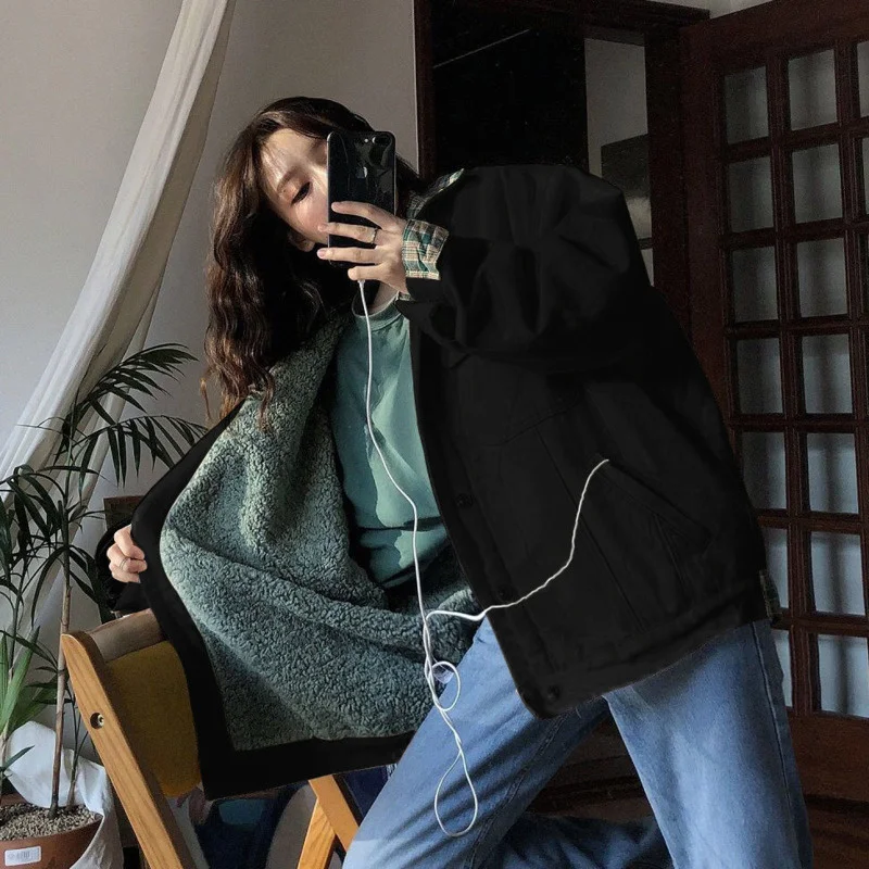 Женская длинная куртка в Корейском стиле желтая Харадзюку свободная ветровка