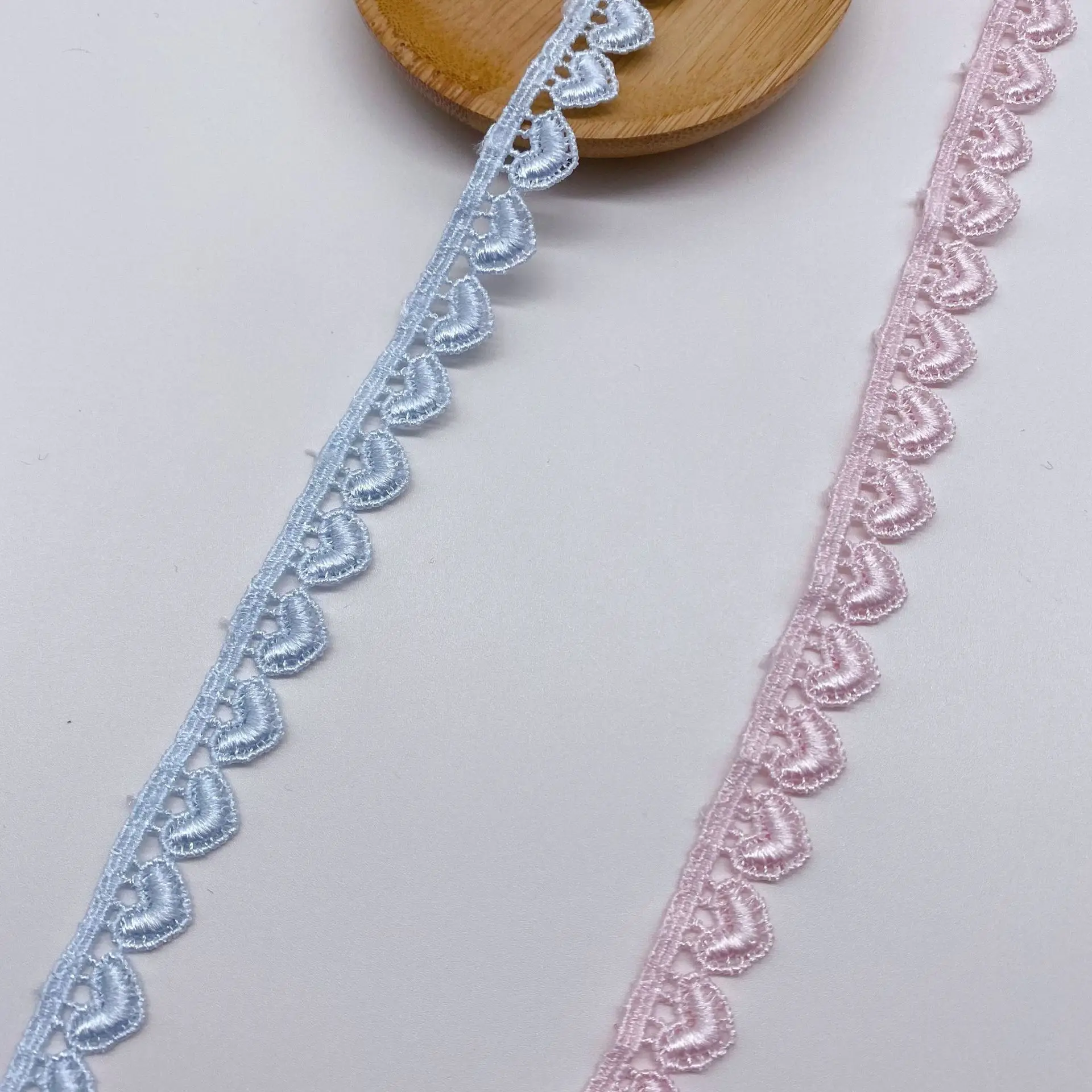 4 Ярда вышитые разноцветные односторонние ленты с кружевной отделкой