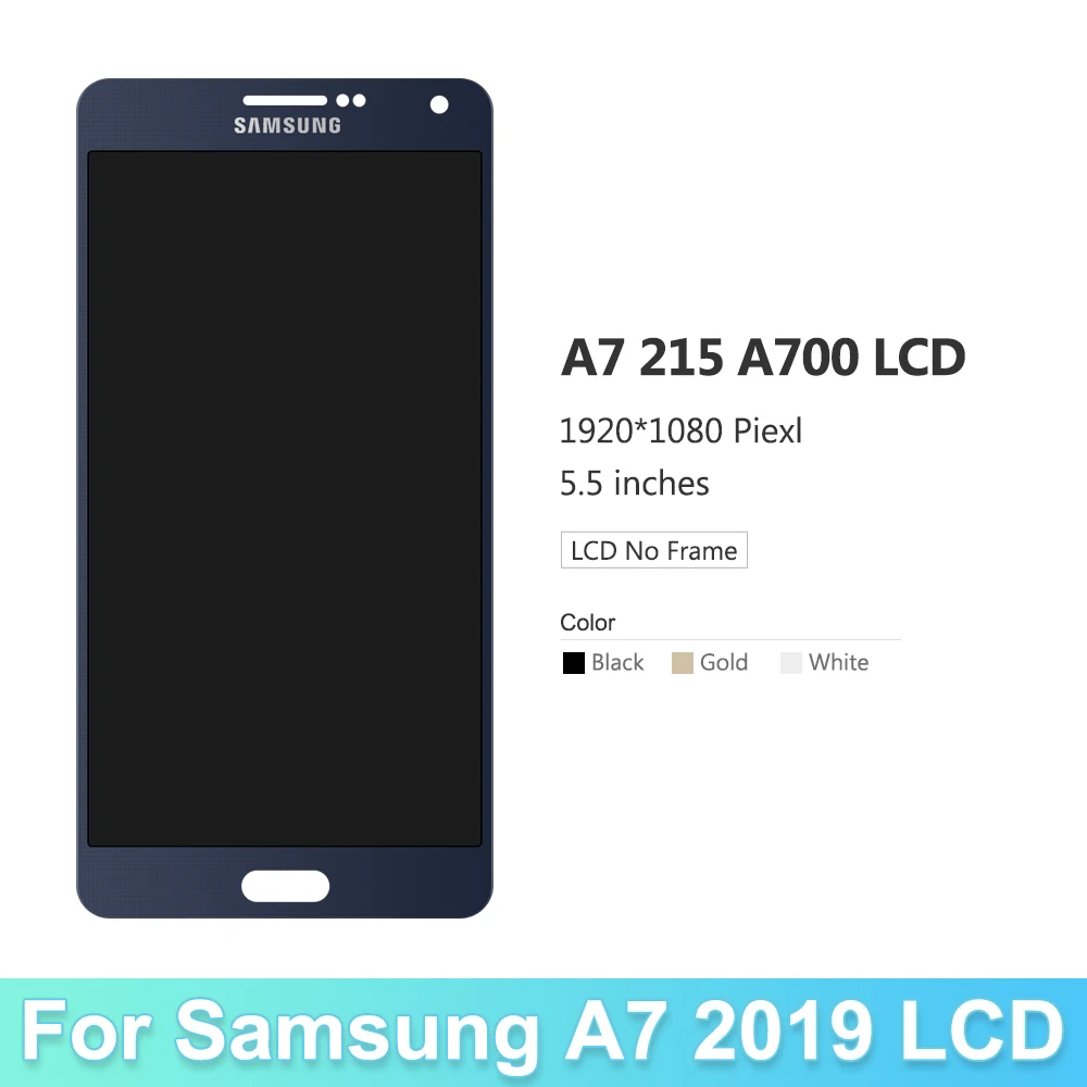 Дисплей для Samsung A7 2019 A700 ЖК-дисплей с рамкой замена сенсорного экрана в сборе A700F