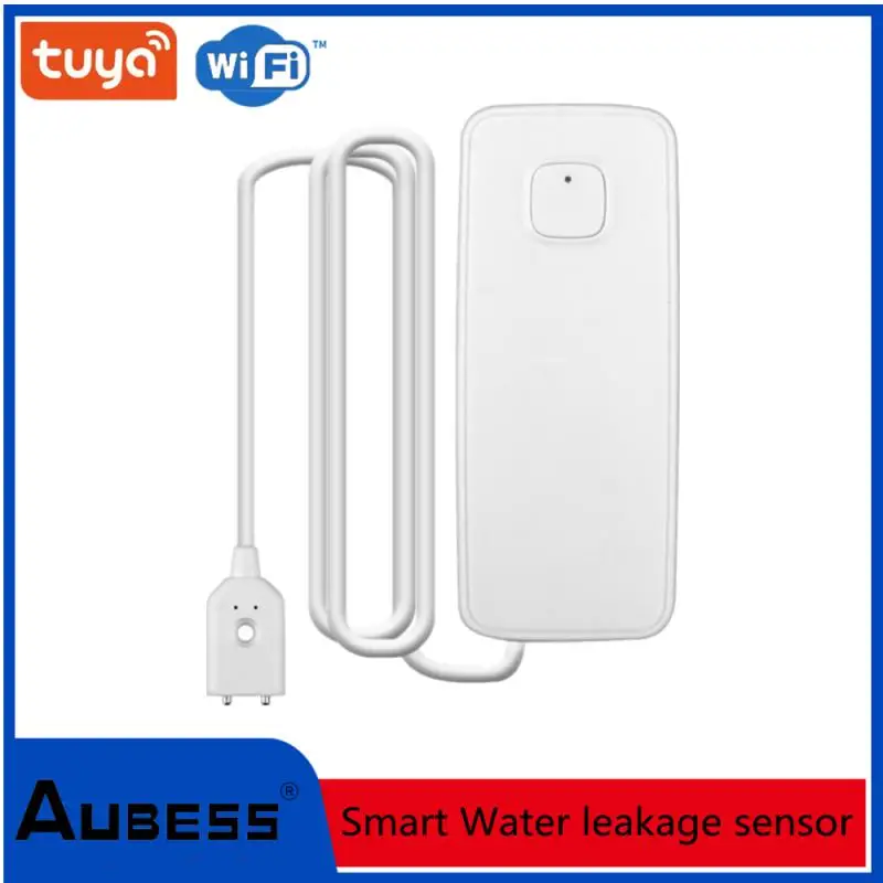 

Датчик утечки воды Aubess, Wi-Fi детектор утечки воды, работает с приложением