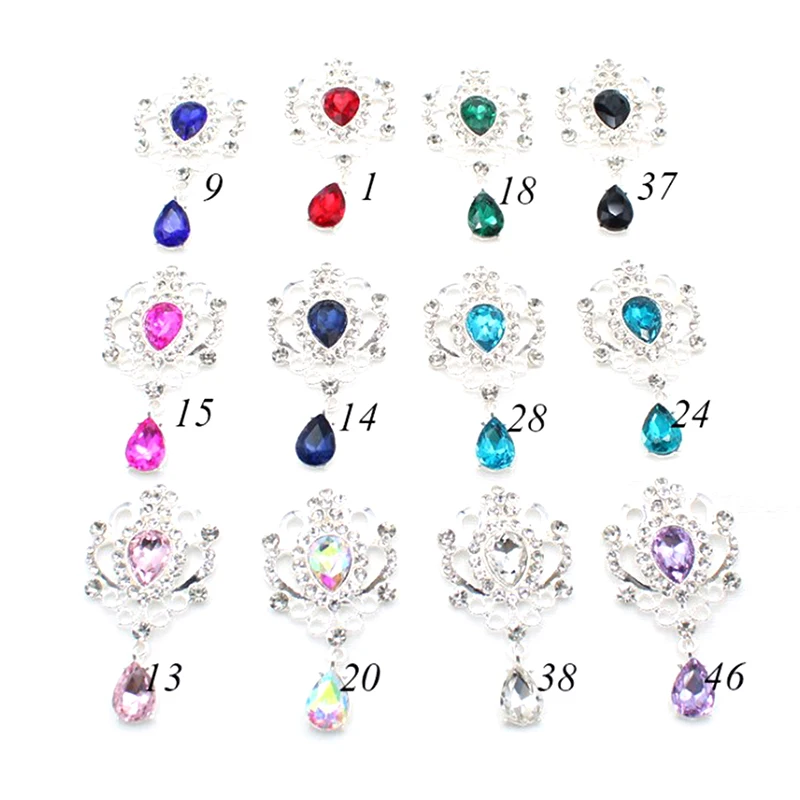 

1 шт. 32*62 мм для рукоделия Стразы пуговицы аксессуары для волос «сделай сам» с плоским основанием