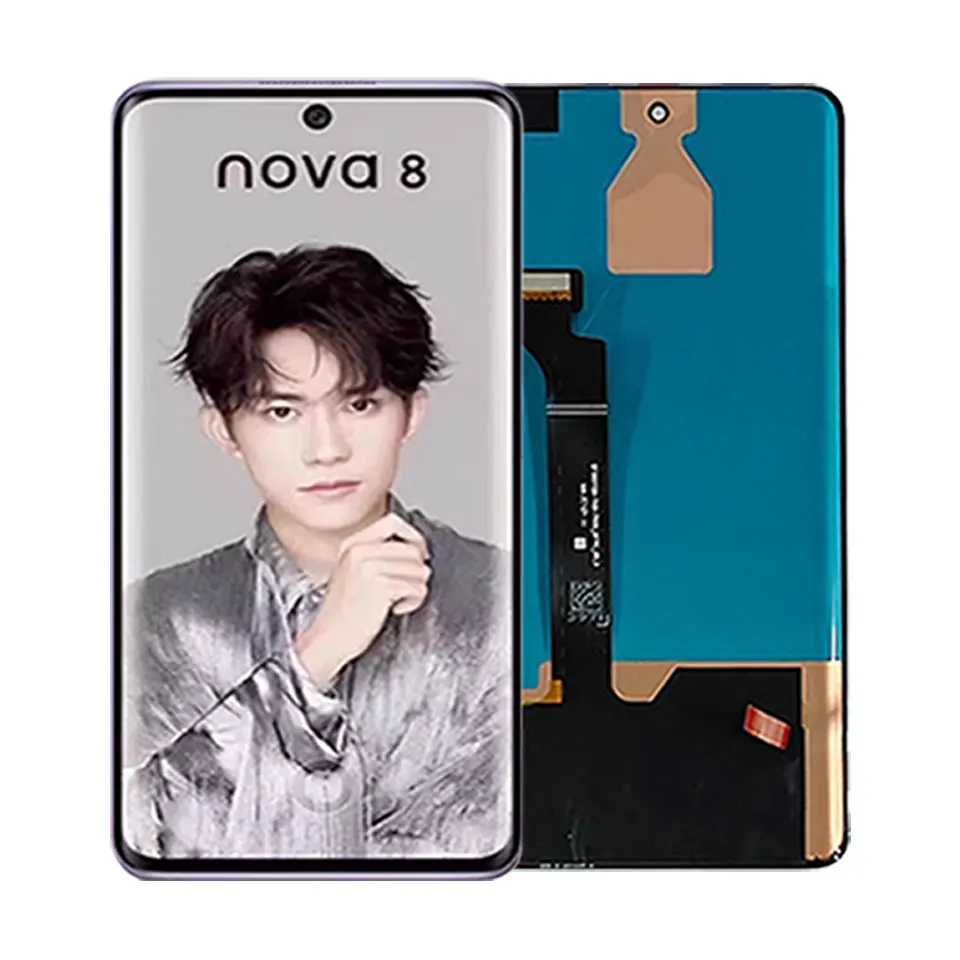 Фото Подходит для Huawei Nova8 Ang-An00 Honor V40 Lite Luxury Edition Ala-An70 Экран мобильного телефона в сборе Внутренние и внешние встроенные аксессуары для ремонта и замены Сенсорный дисплей Oled №3