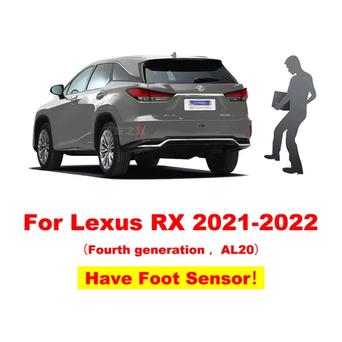 Автомобильные аксессуары для Lexus RX300/RX 300 2019-2022, задние ворота, крышки багажника, подъемник мощности, удаленный датчик удара ног