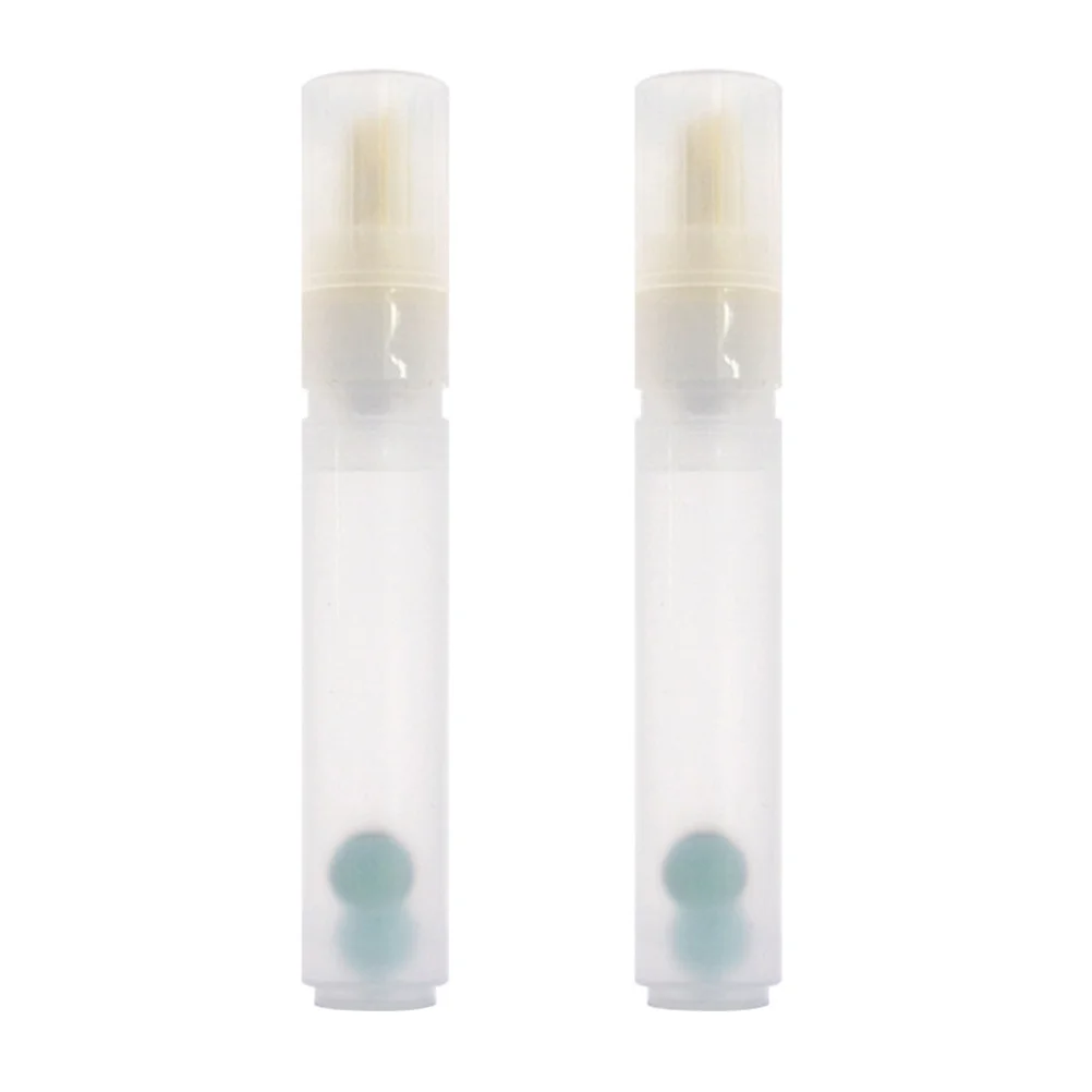 

2Pcs Reusable Pen Shells Practical Empty Paint Markers Plastic Paint Pen Shells for Office Home Students School