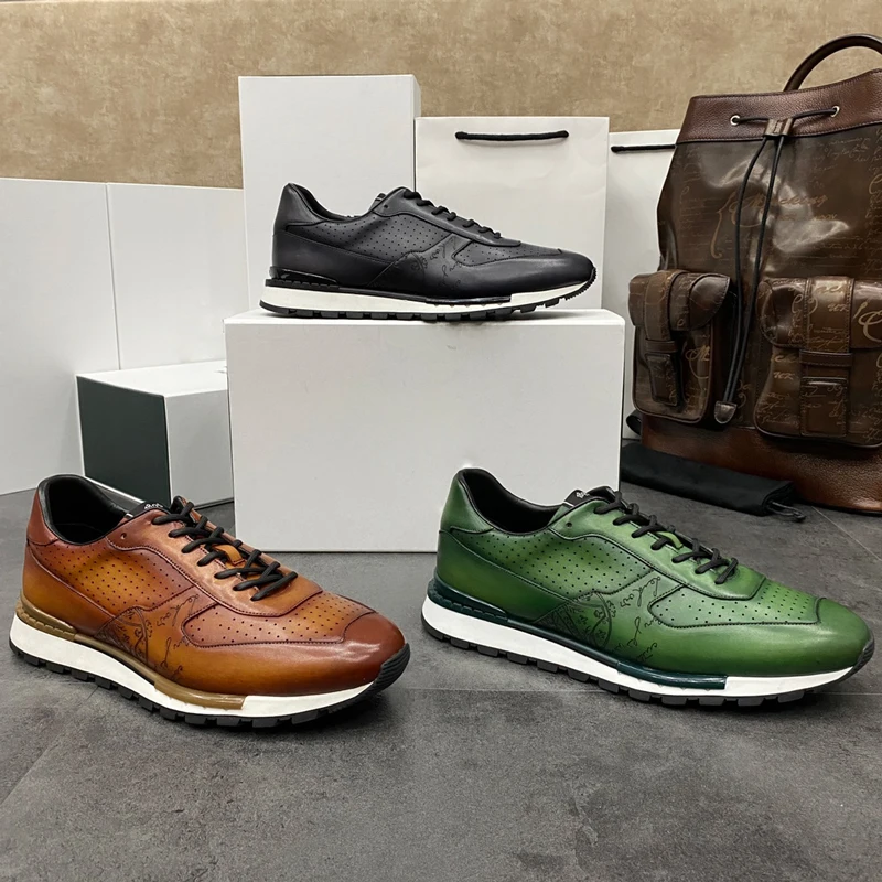 

The new style of stellar casual shoes is made of cowhide, and the new diamond cutting shoes are elegant and avant-garde,