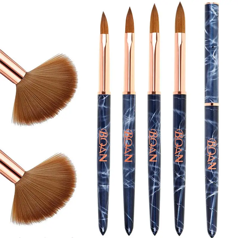 

Marbled Nail Brush For Manicure Nail Brush Gel Brush Acrylic UV Gel Extension Pen Nail Polish Painting Drawing Brush Liner