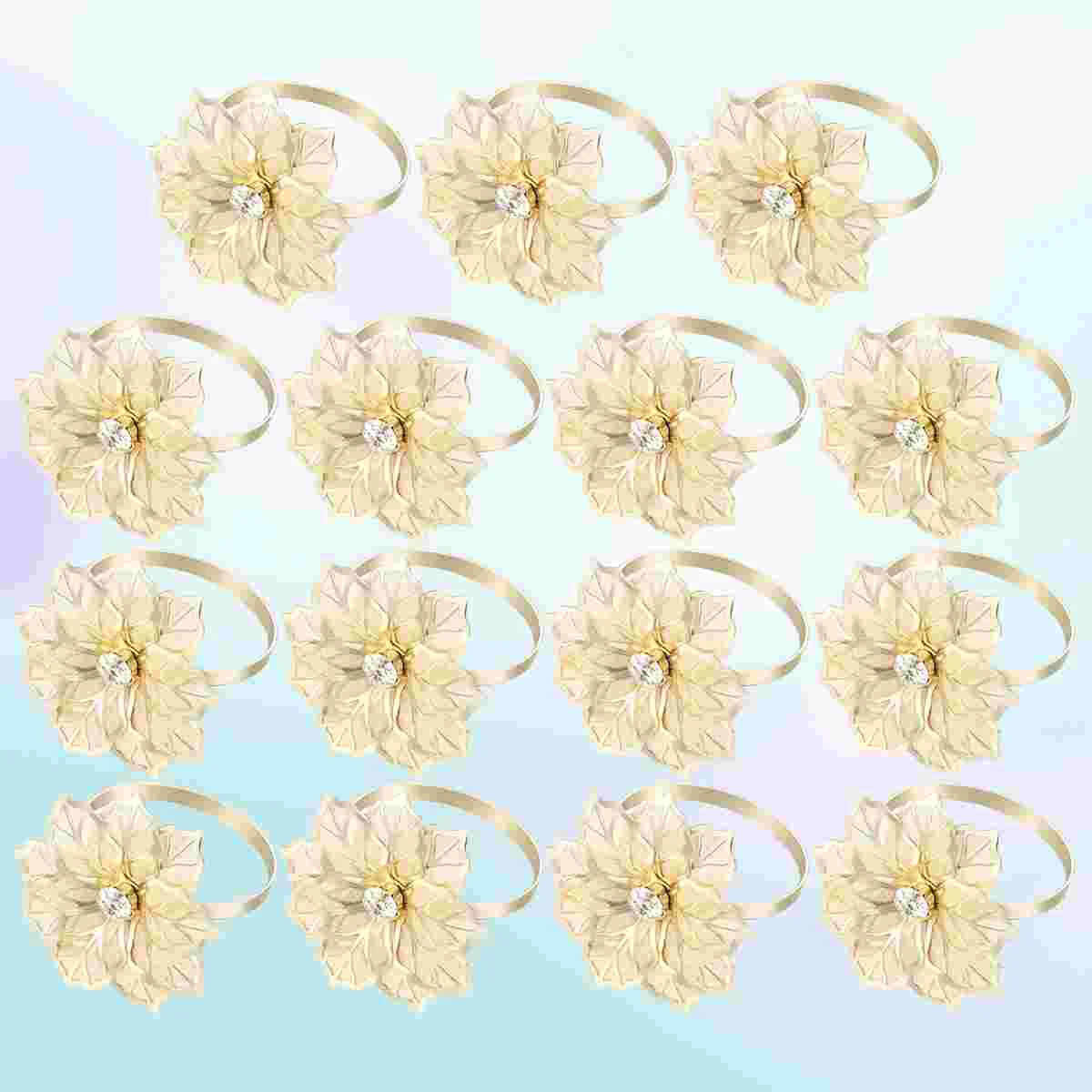 

Napkin Ring Wedding Holder Serviette Table Metal Party Buckles Napkins Circle Centerpiece Circles Supplies Towel Rings