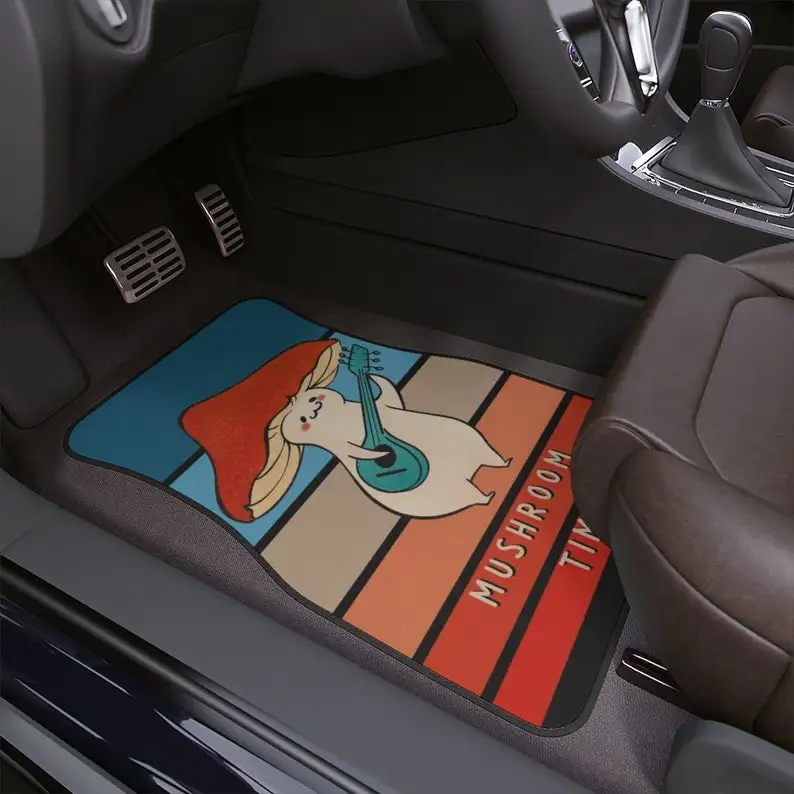 

Boho Cute Mushroom Car Floor Mats, Aesthetic Mushroom Floor Mats,Boho Retro Car Accessories, Cute Car accessories for women,Cute