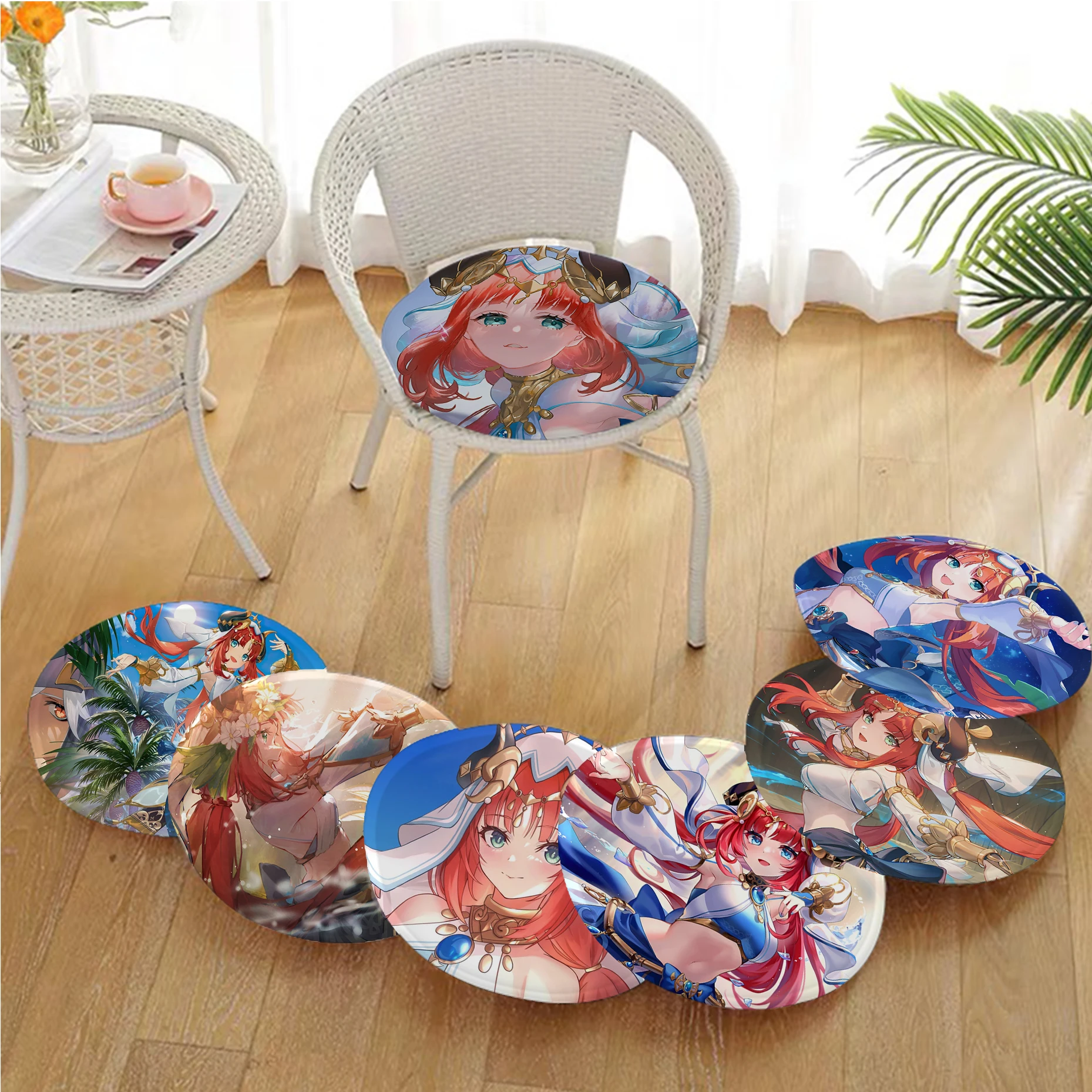 Мягкая дышащая подушка для стула Genshin Impact NILOU 45x45 см