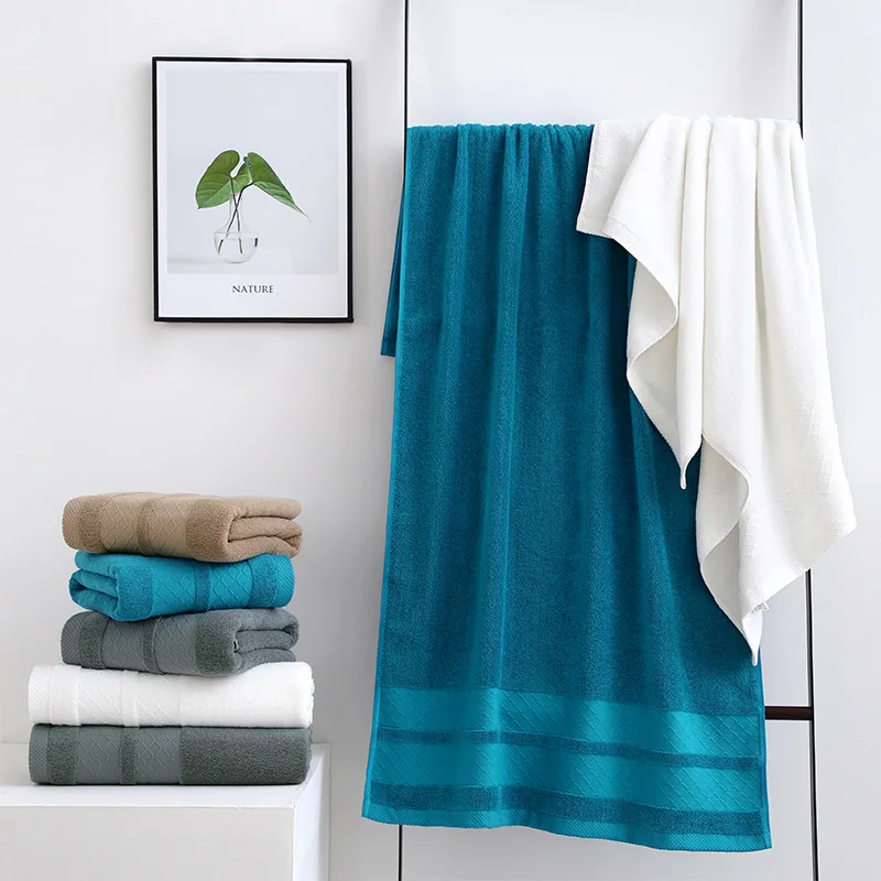 

High Quality Beach Towels Bathroom Soft and Super Absorbent Material Bath Towels for Adults 100% Combed Cotton 70x140cm