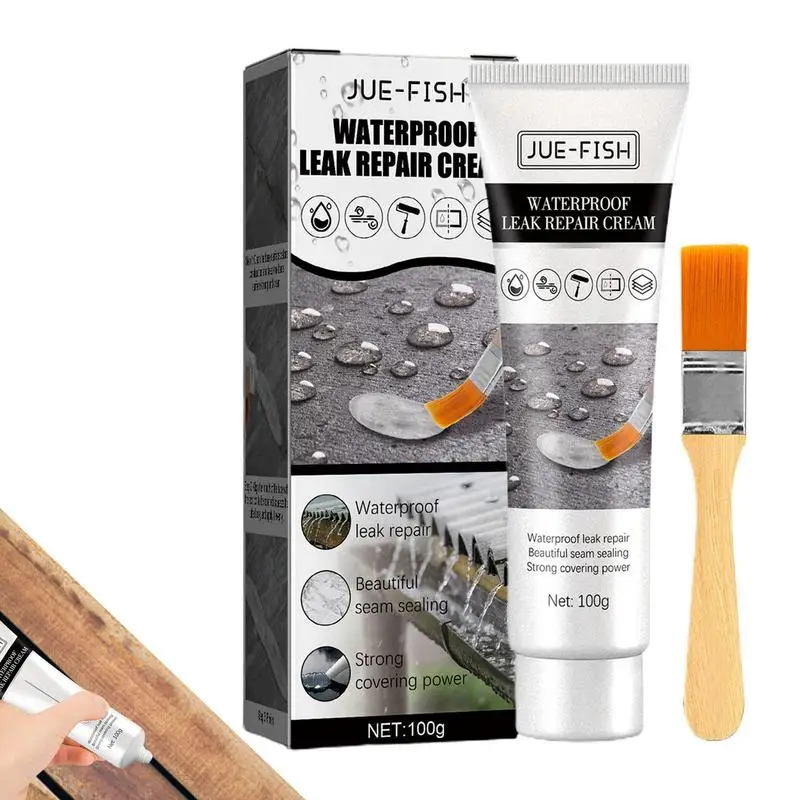 

Waterproof Insulating Sealant Strong Waterproof Bonding Glue 100g Waterproof Coating Agent Invisible Adhesive With Brush For
